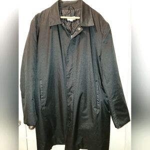 Barneys New York long black coat